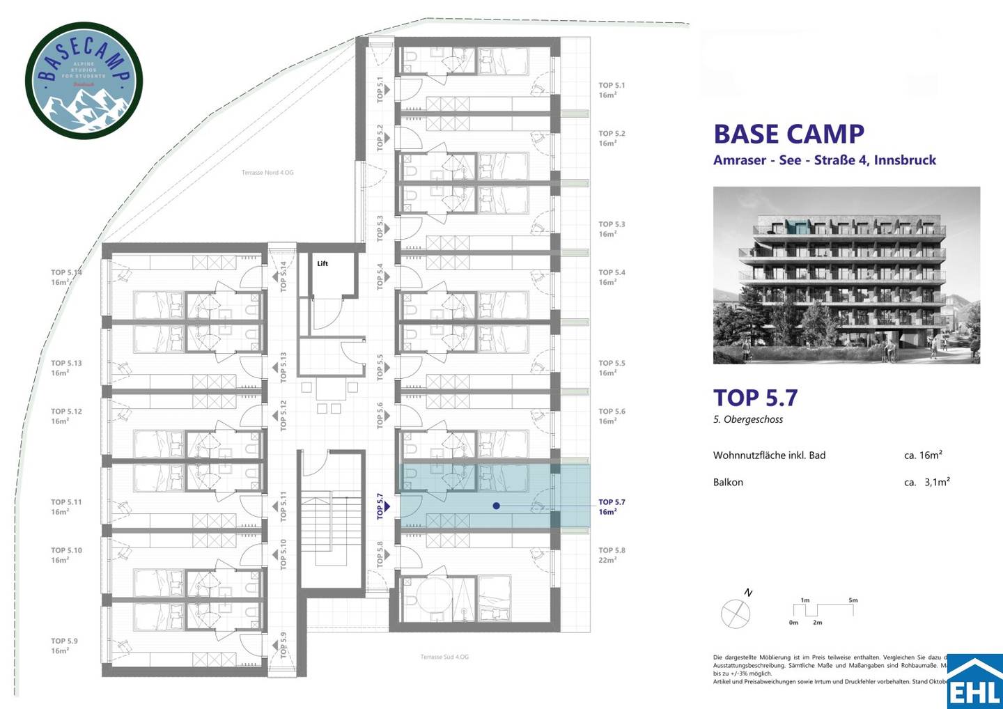 Investment apartment near university new build