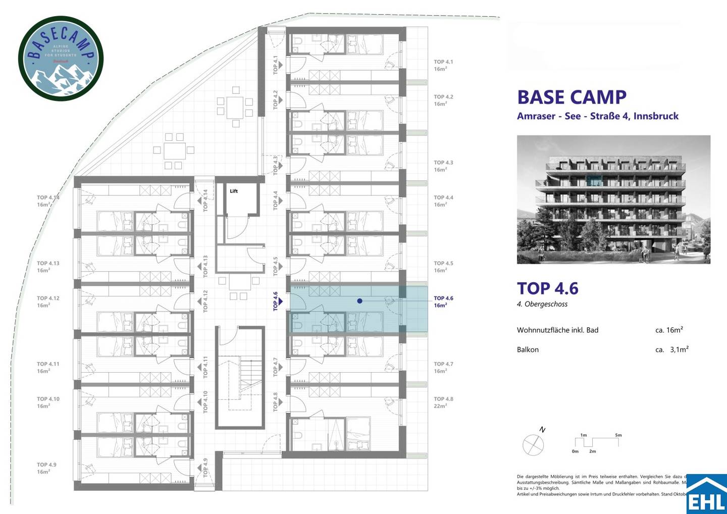 Wohnung Neubau Erstbezug Balkon Nähe Universität