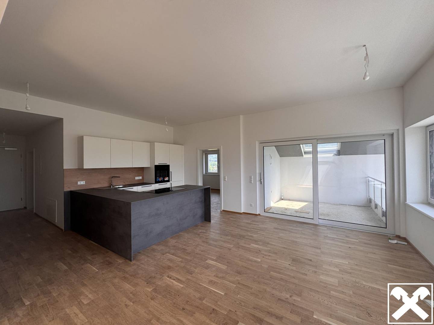 Wohnung Provisionsfrei mit Einbauküche und Carport
