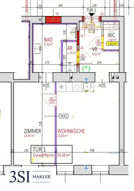 Ground floor apartment first occupancy Laubepark quiet