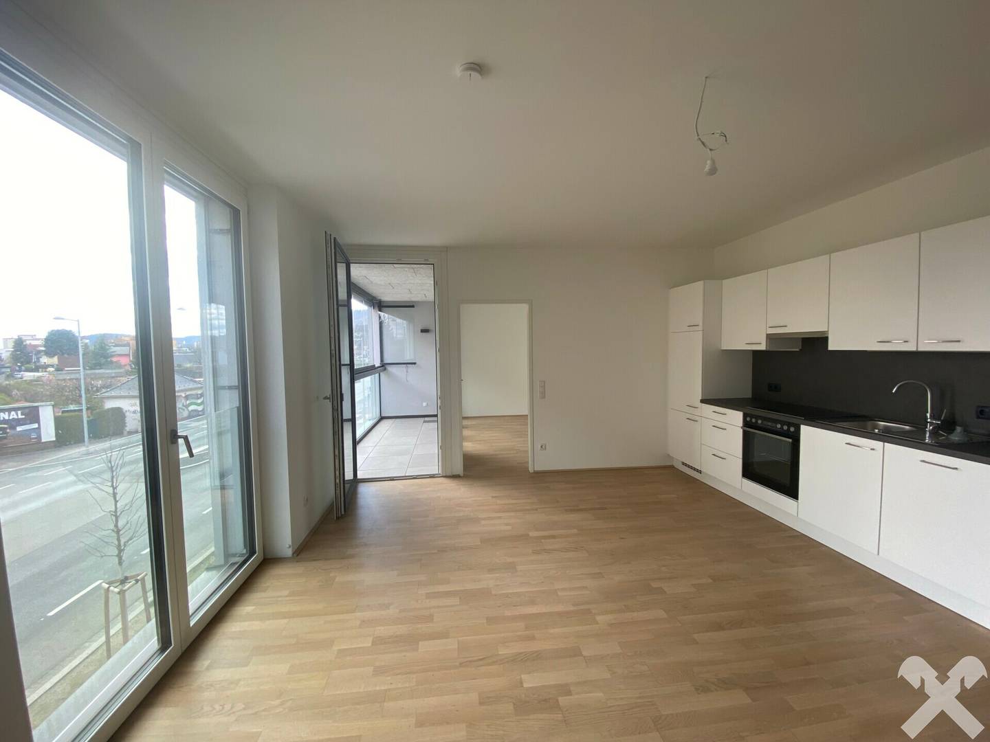 Wohnung mit Loggia und Lift