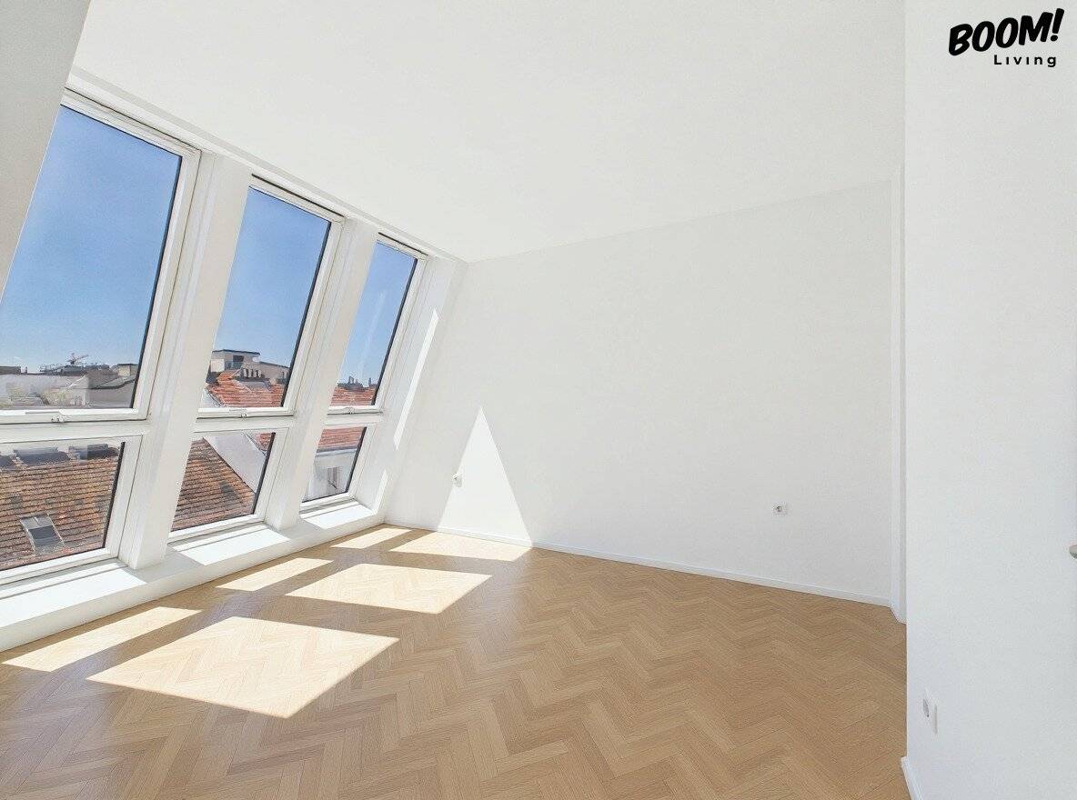 Erstbezug // hochwertige Dachgeschosswohnungen mit exklusiver Ausstattung – im Sonnwendviertel – 35 m² Dachterrasse, Klimaanlage &amp; nachhaltige Luftwärmepumpe !!