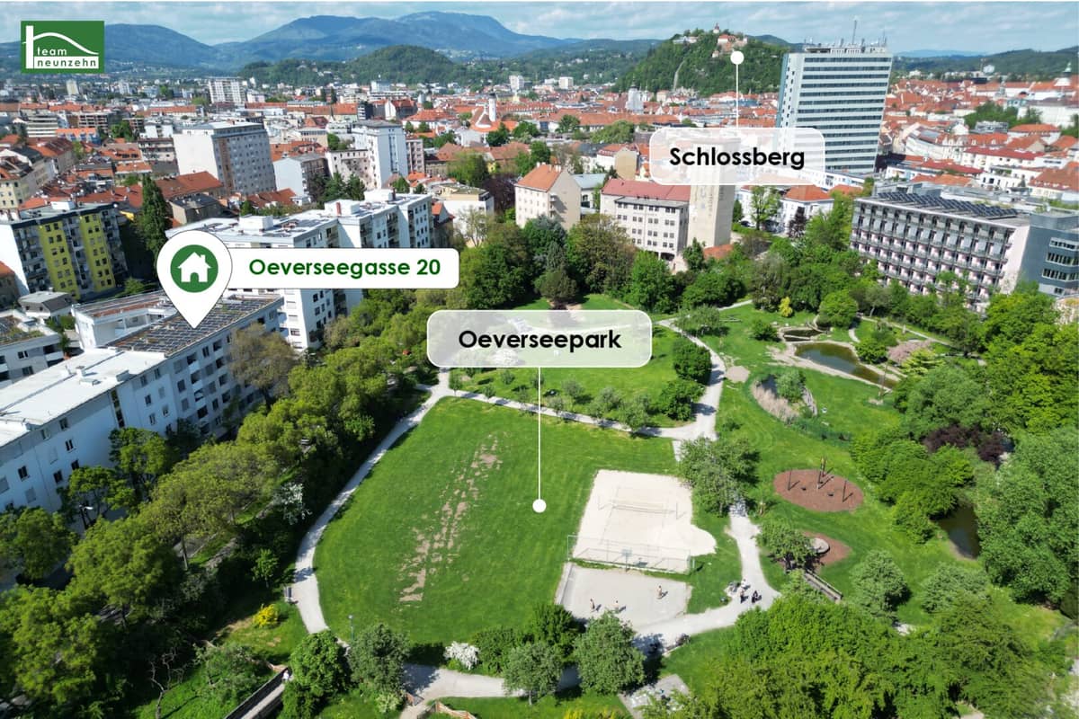 2-Zimmer-Wohnung in Graz-Oeverseepark mit Balkon, neuwertig