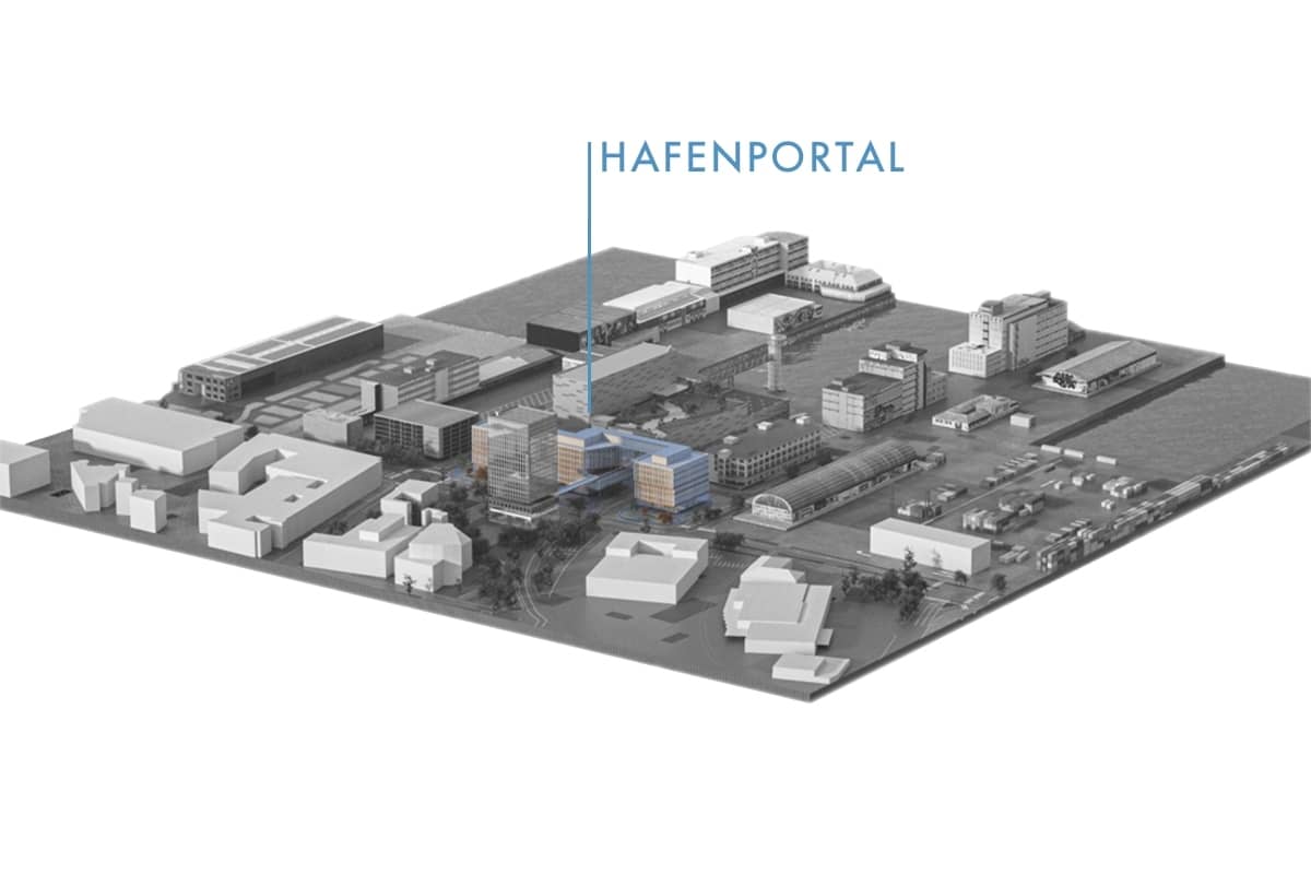 Einzigartig – Erstbezug-Büros und Geschäfte im Projekt Hafenportal in 4020 Linz - zur Miete