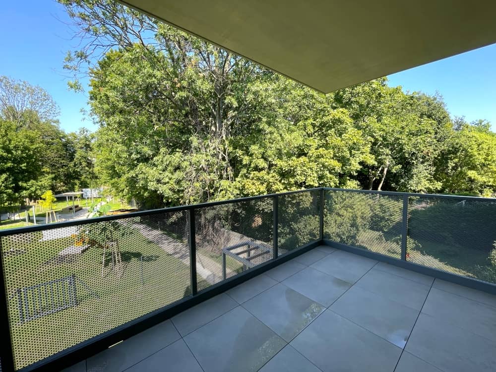 Liesing Gardens apartment first occupancy balcony green view