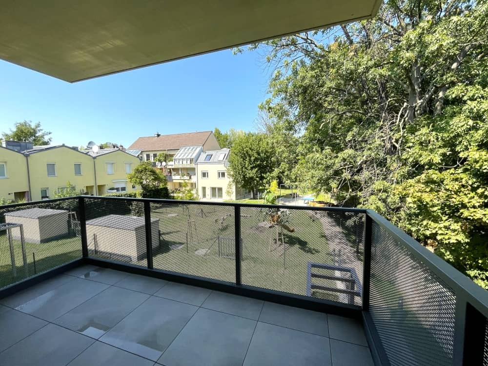 Liesing Gardens apartment first occupancy balcony green view