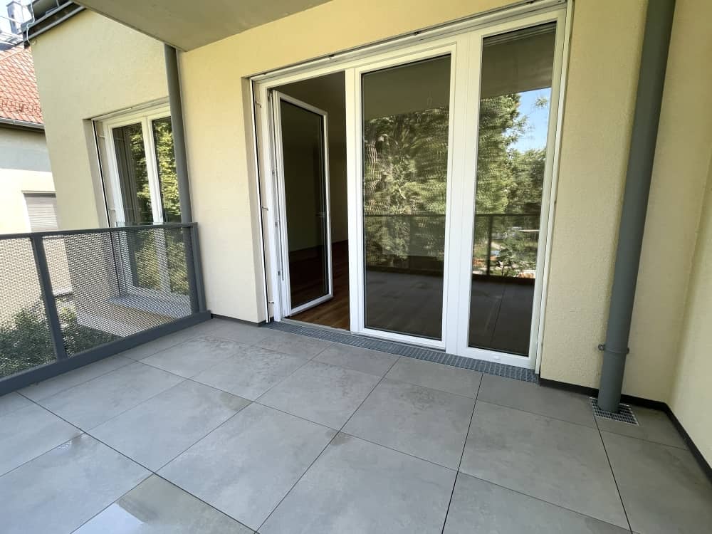 Liesing Gardens apartment first occupancy balcony green view