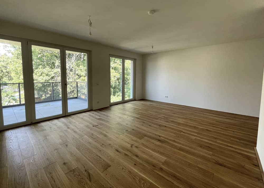 Liesing Gardens apartment first occupancy balcony green view