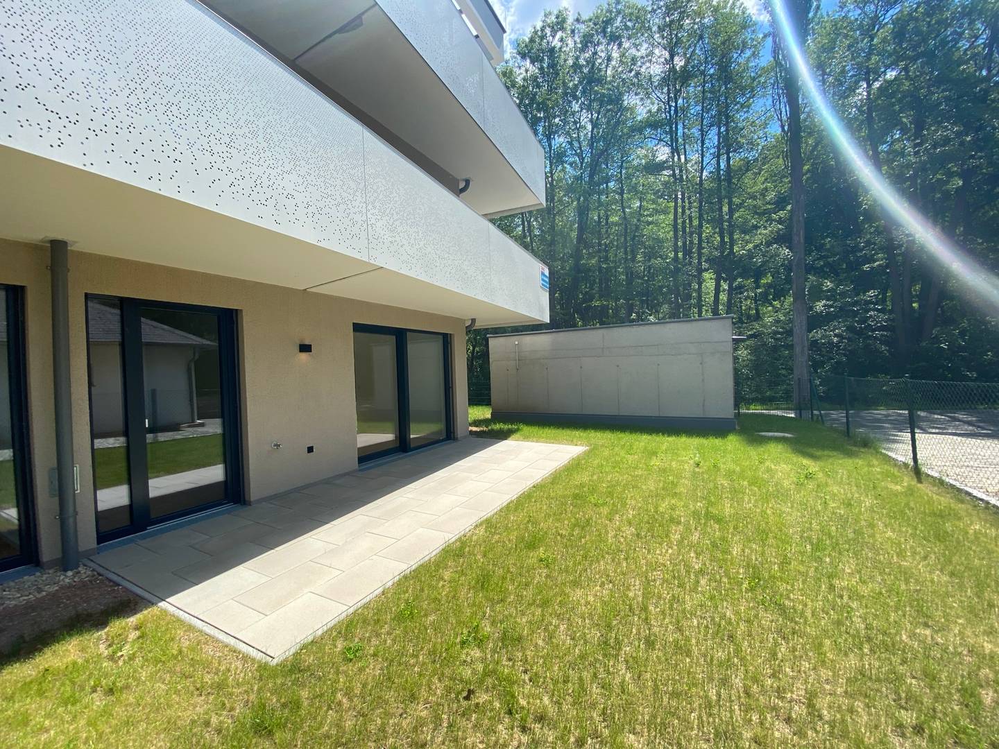 Wohnung mit Garten Wienerwaldblick Wärmepumpe