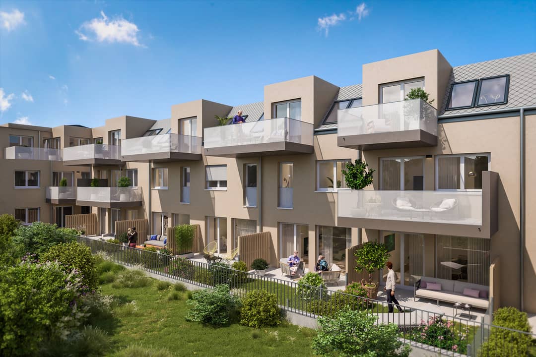 Erstbezug Wohnung im Liesing Gardens mit Balkon