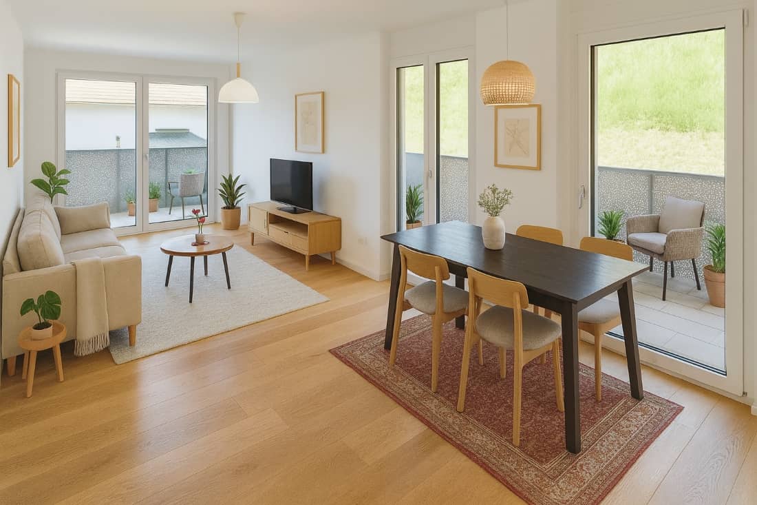 Wohnung mit Wienerwaldblick und Balkon