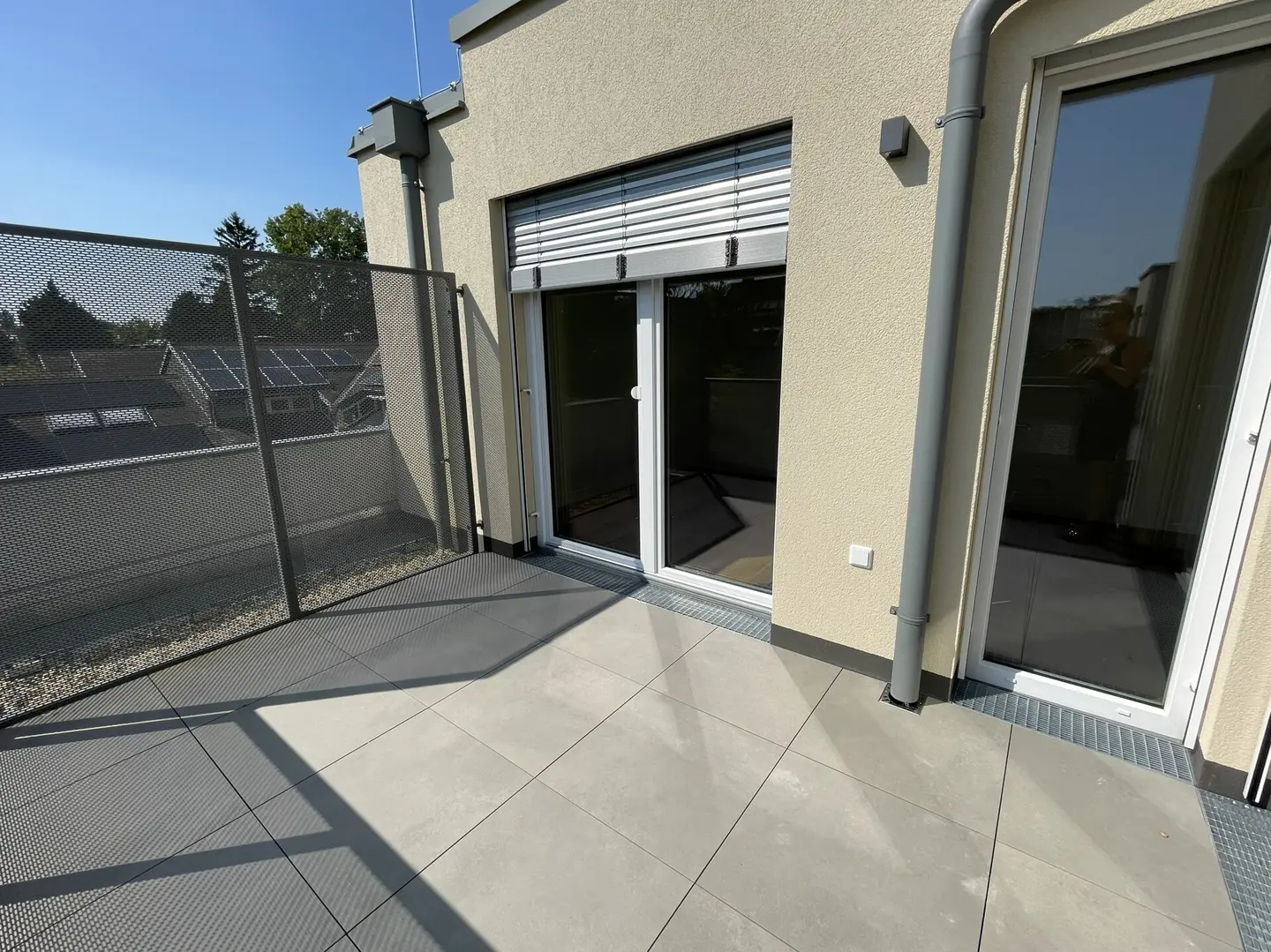 Top floor apartment with terrace and balcony