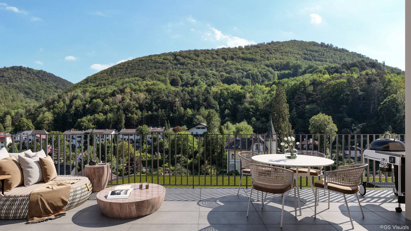 Dachgeschosswohnung Wienerwald mit zwei Terrassen