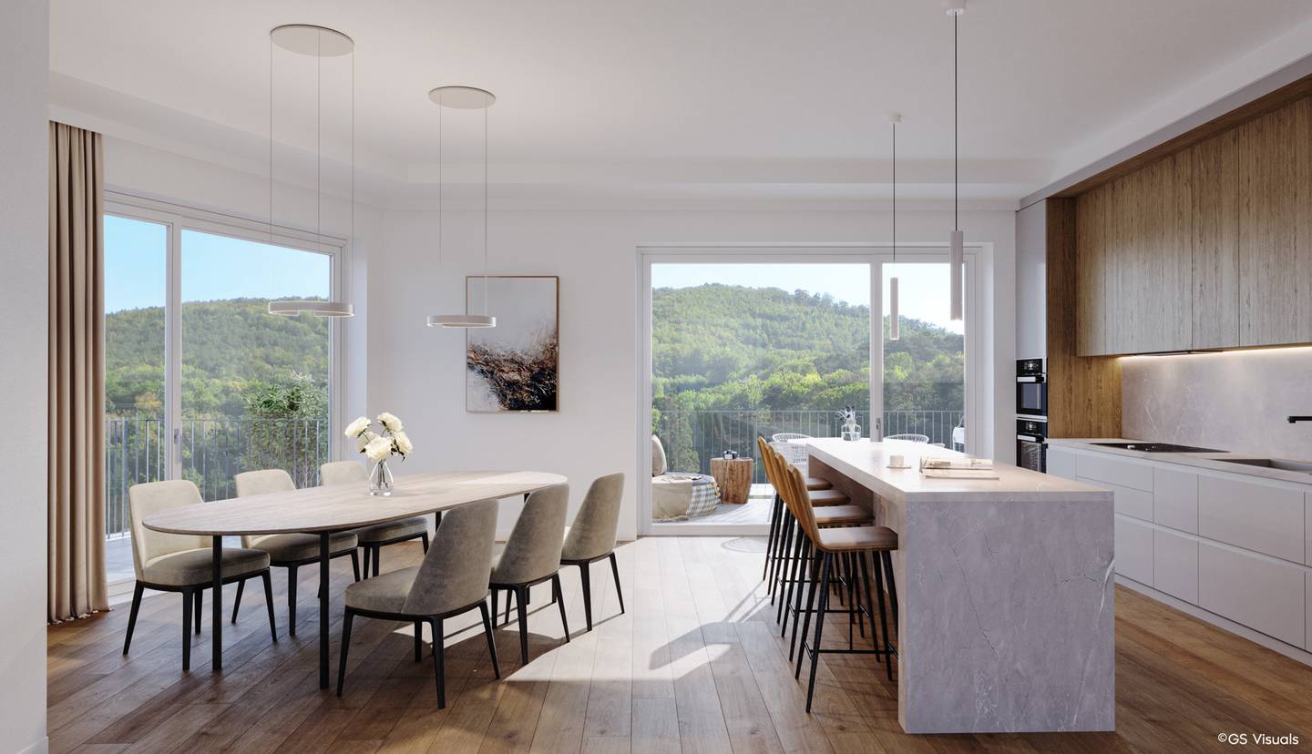 Dachgeschosswohnung mit Wienerwaldblick und Terrassen