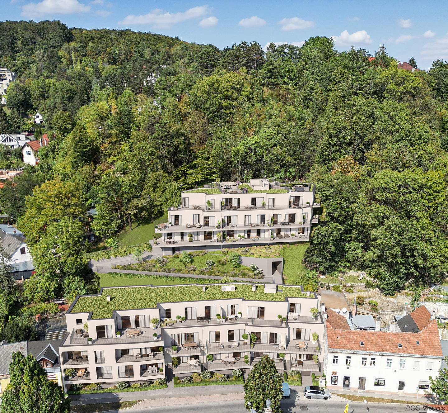 Wohnung Wienerwaldblick Terrasse Erstbezug