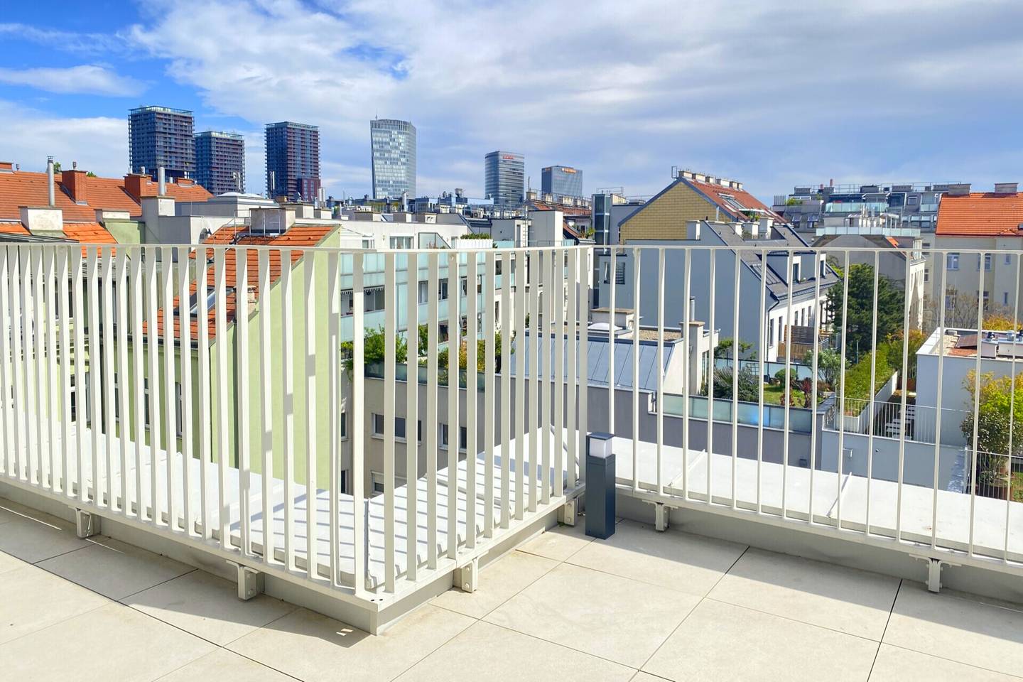 Attic apartment with roof terrace brand new