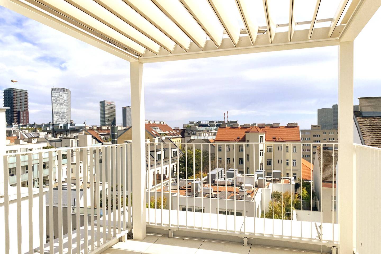 Attic apartment with roof terrace brand new