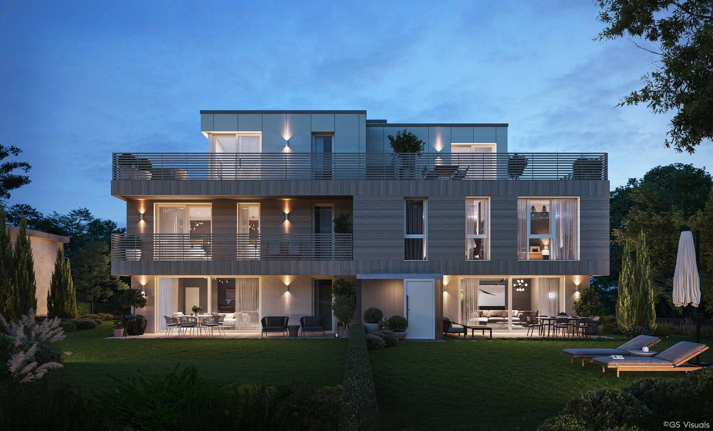 Wohnung at Wienerwald private garden terrace