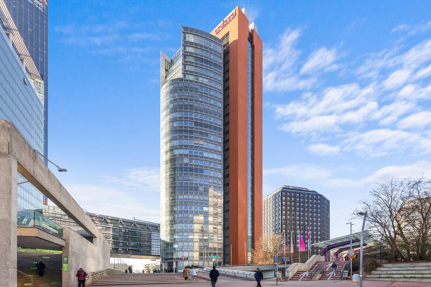 Helle Bürofläche im Andromeda Tower, 335 m² in 1220 Wien, Donau City