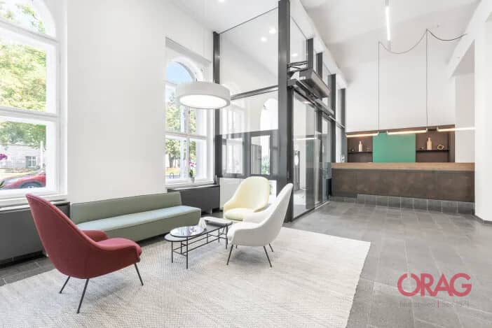 Apartment central office spaces with conference rooms