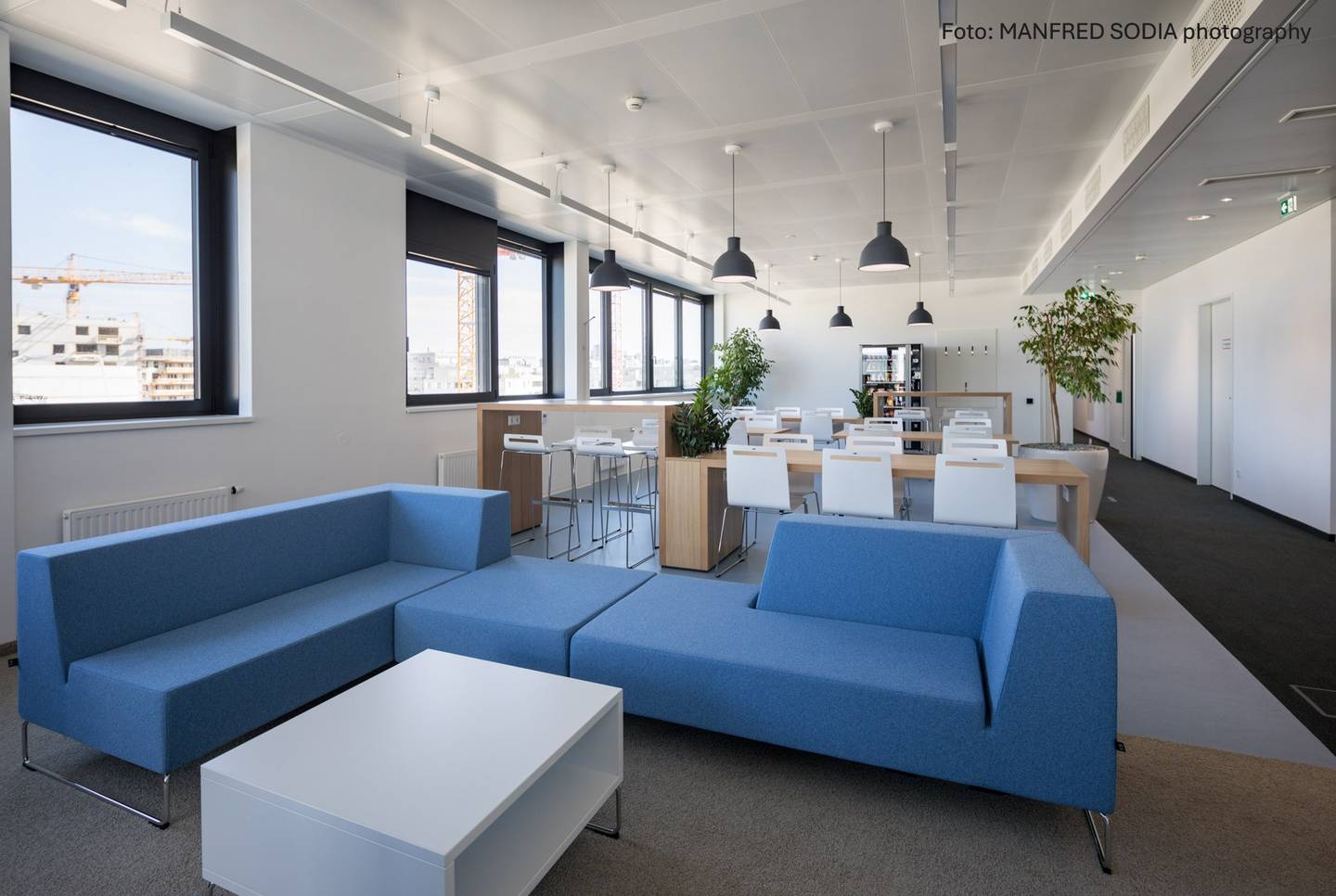 Modernes Arbeiten im VIENNA WORKS am Austria Campus - Büroflächen zu mieten in 1020 Wien