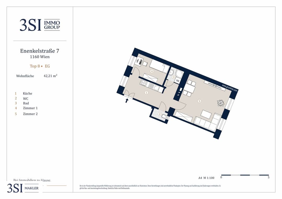 Gepflegtes 2-Zimmer-Apartment in Ottakring – urban, ruhig, gut angebunden!