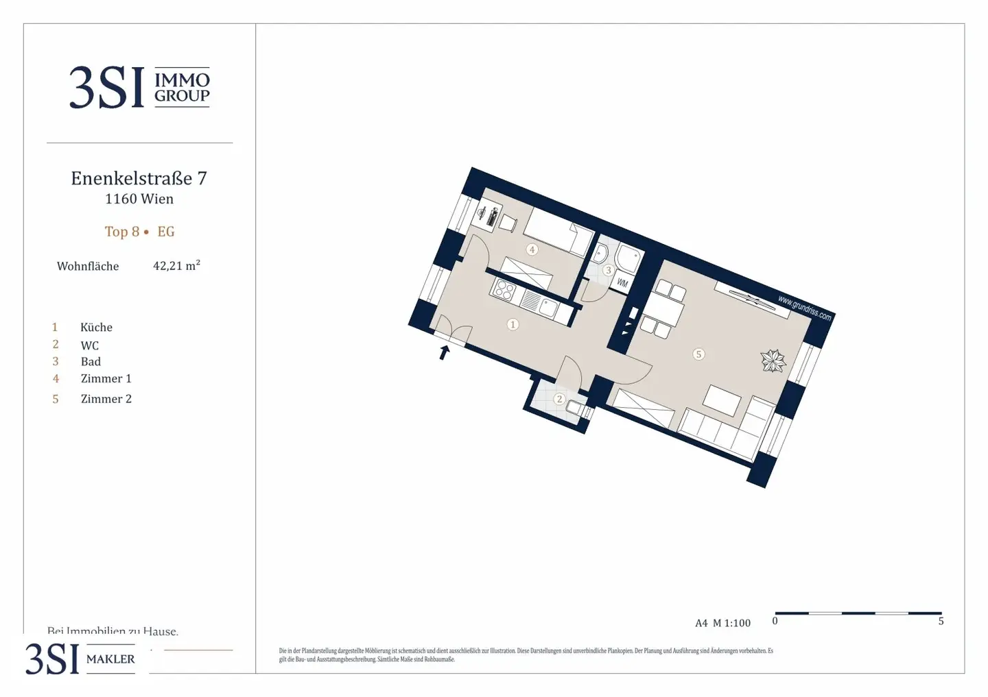 Gepflegtes 2-Zimmer-Apartment in Ottakring – urban, ruhig, gut angebunden!