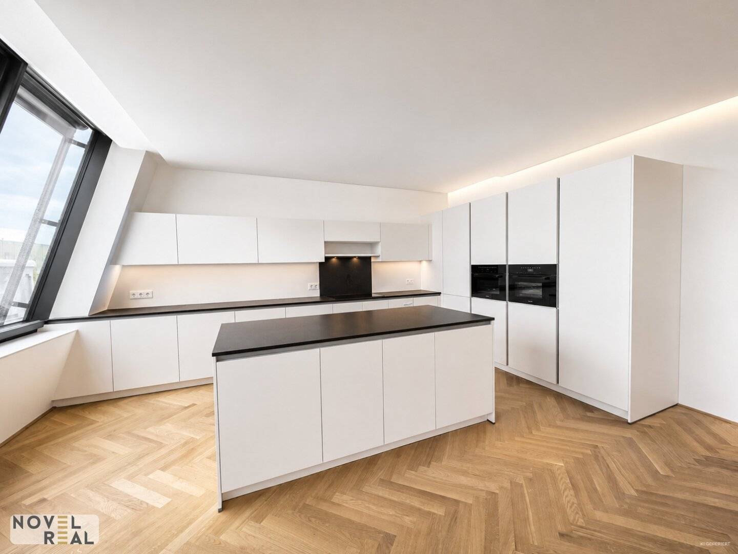 Penthouse with rooftop terrace in Vienna near the city center