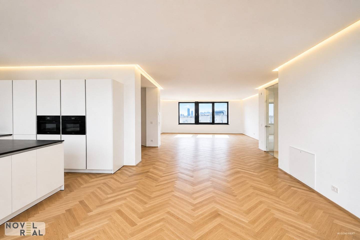 Penthouse with rooftop terrace in Vienna near the city center