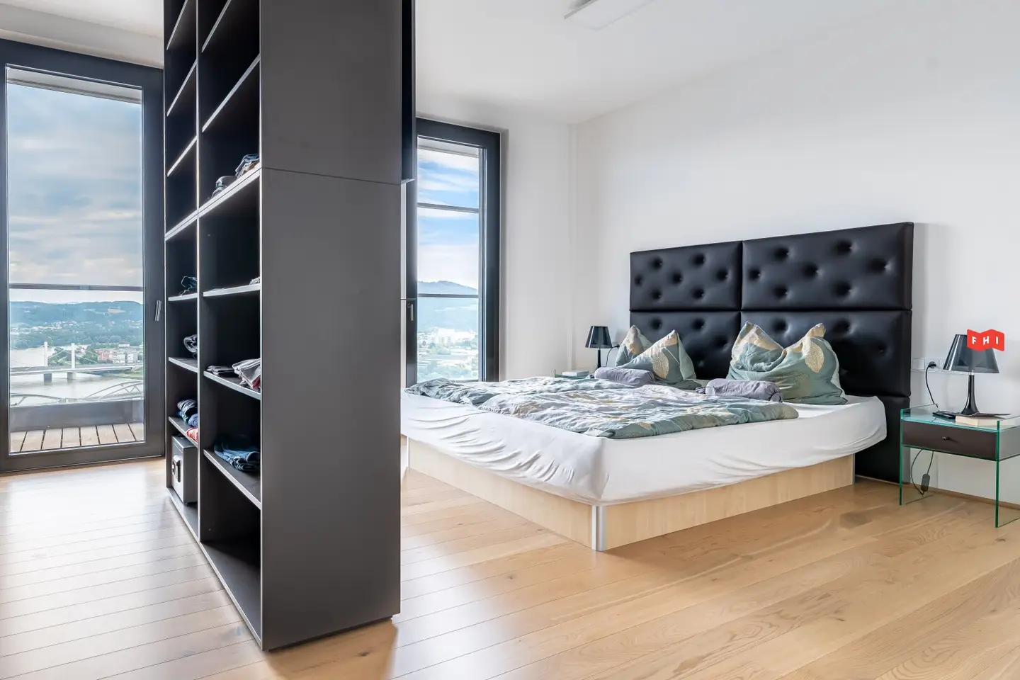 Apartment above the rooftops with terrace