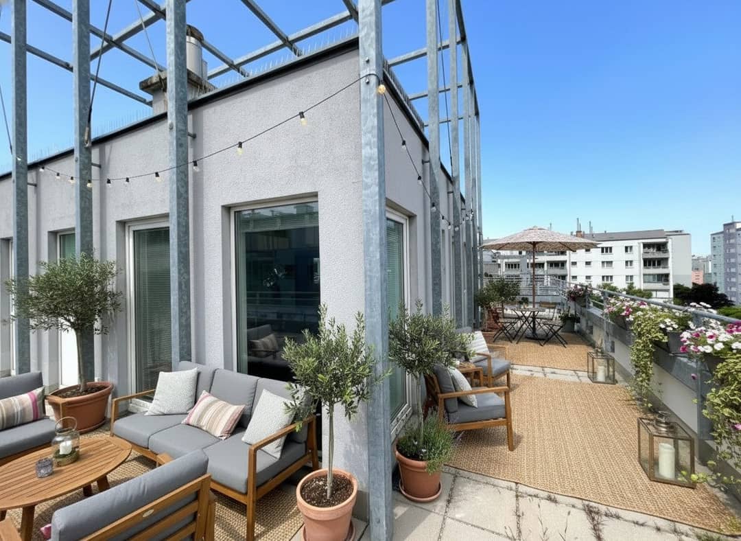 Maisonettewohnung Donaukanal 360 Grad Terrasse