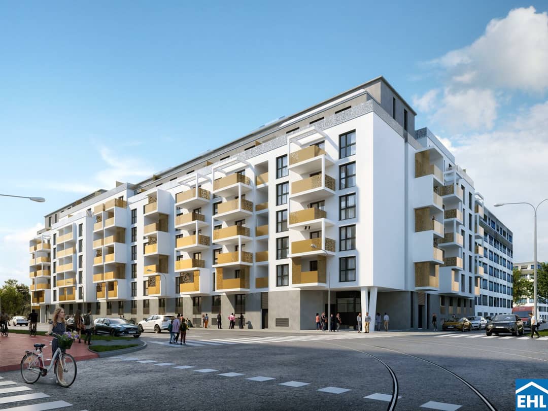 Wohnung nahe Kirchblütenpark mit Balkon