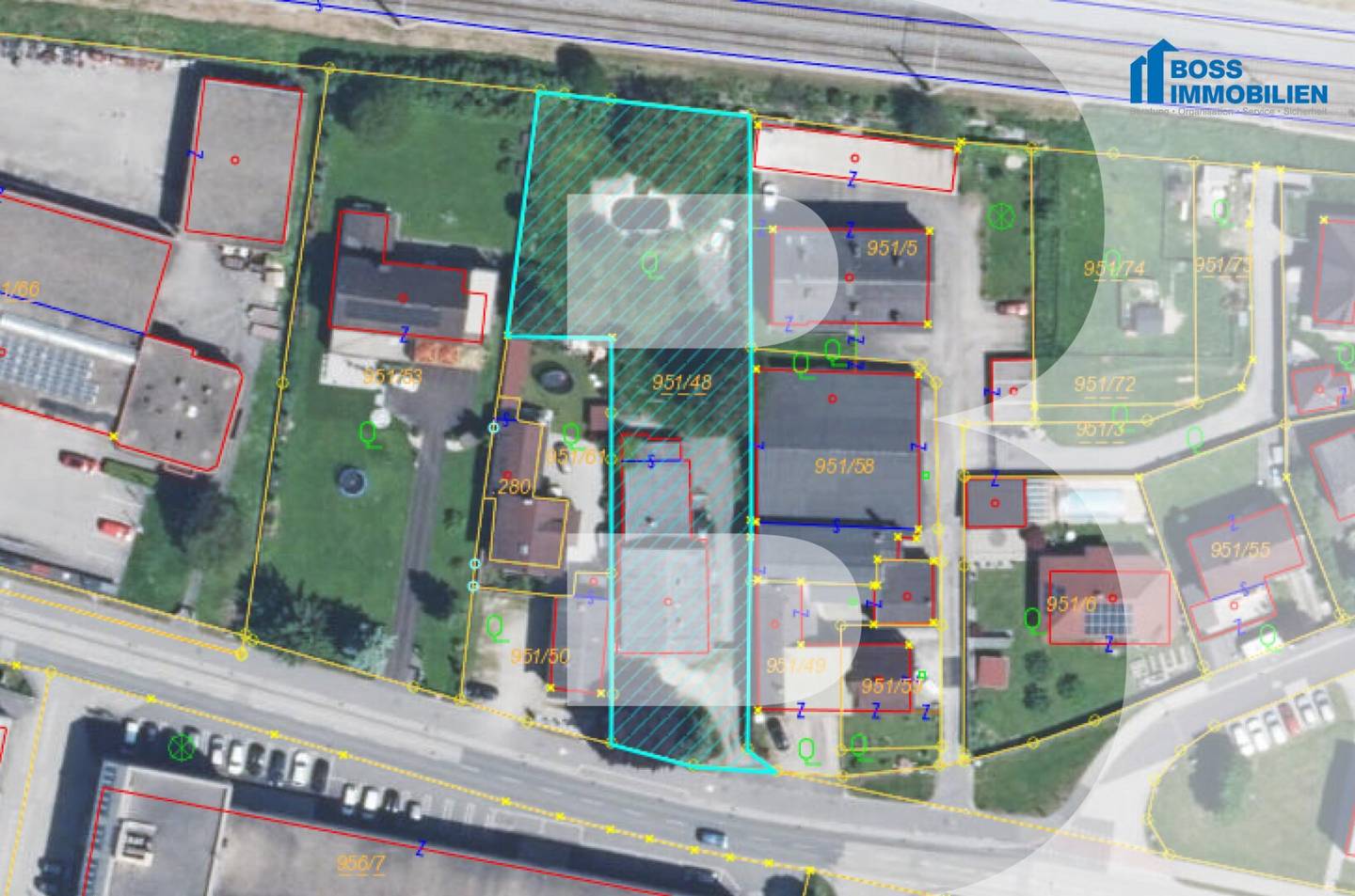 Grundstück in Steyregg bei Bahnhof – Baureifes Projekt, 2253 m²