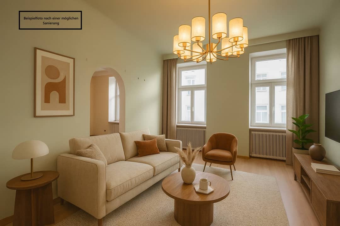 Altbauwohnung mit Balkon in ruhiger Lage