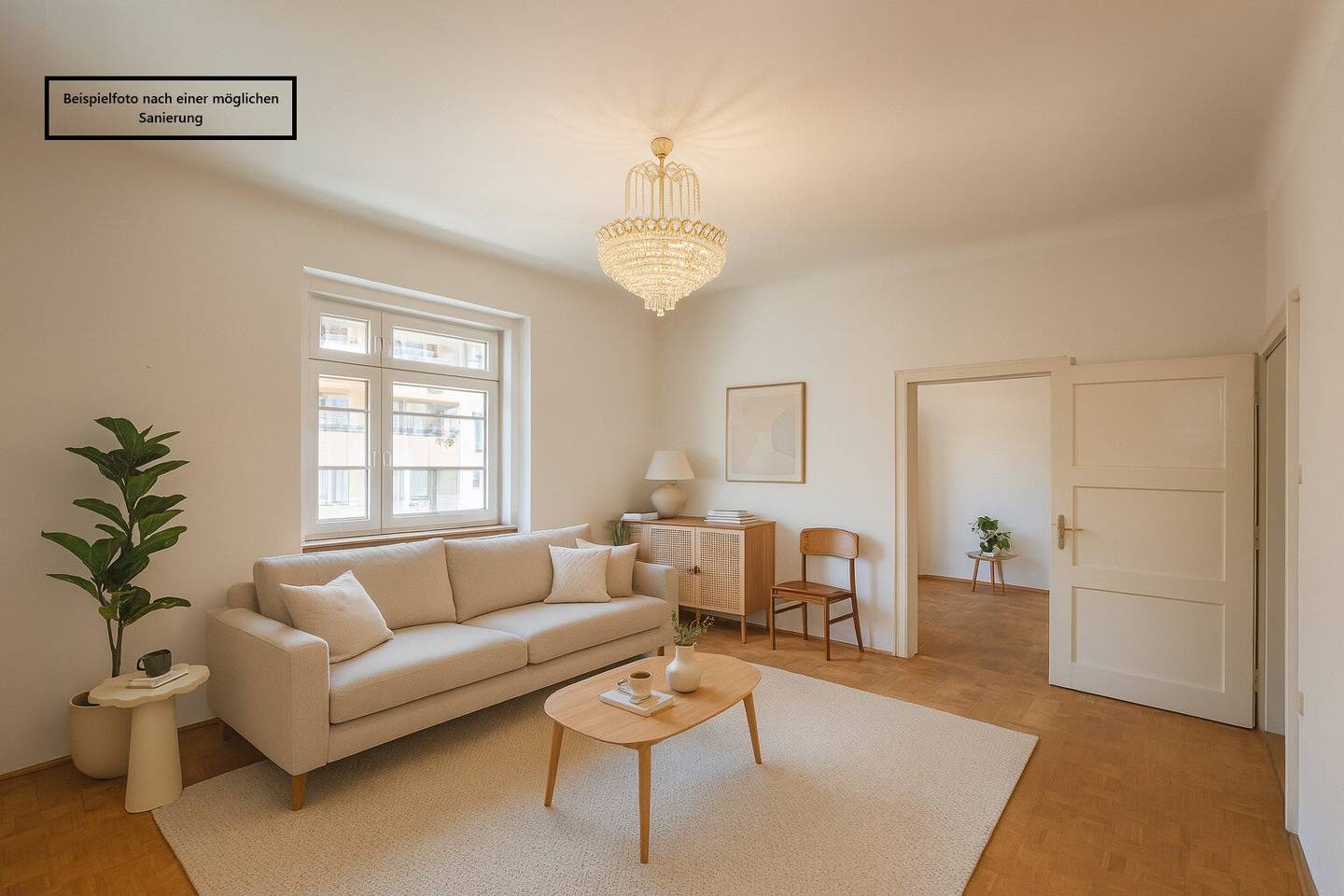 ++NEW++ Potential: 2-Room Old-Building Apartment (renovation needed) with separate kitchen