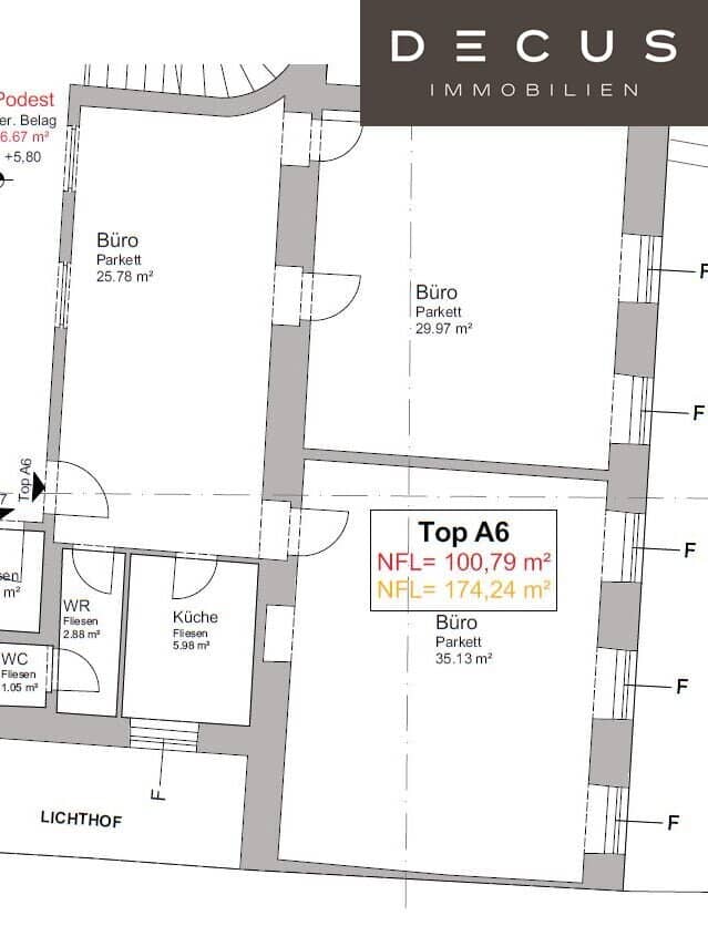 Moderne Bürofläche 101 m2 in 1030 Wien – zentrale Lage Wien Mitte
