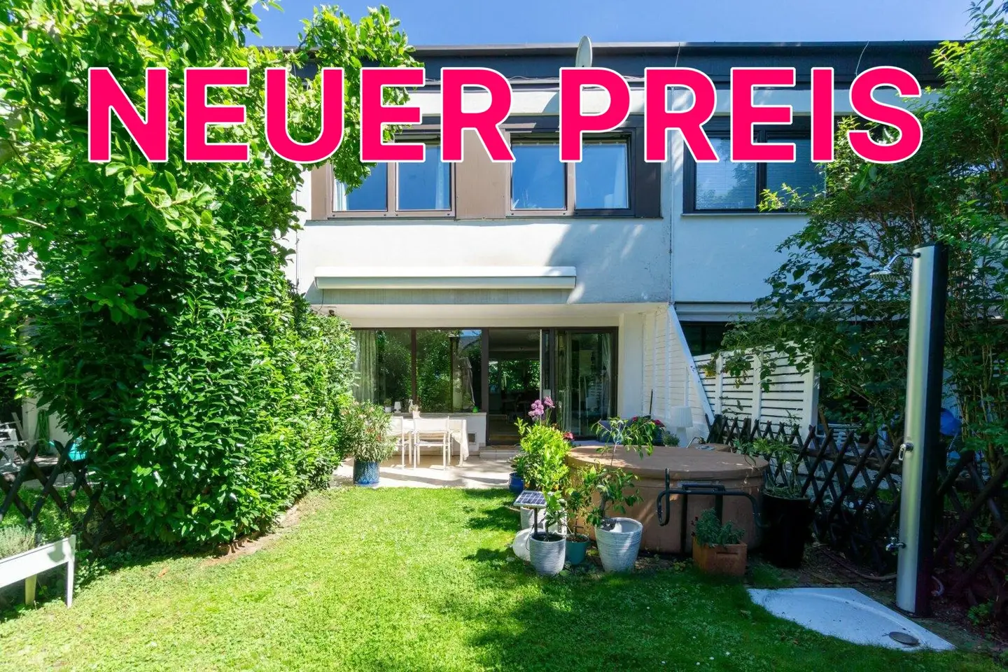 Reihenhaus-Highlight mit schönem Garten - Einkauf, Schule und Öffis "vor der Türe"