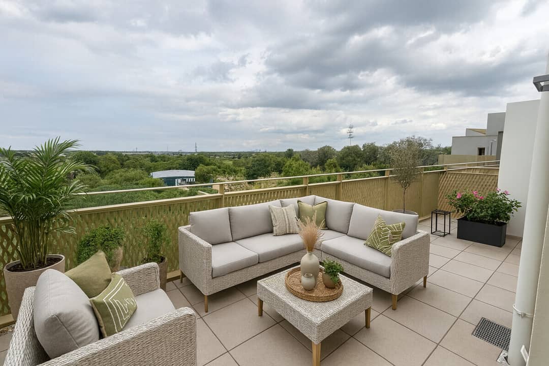 Wohnung Erstbezug mit Geothermie und Balkon