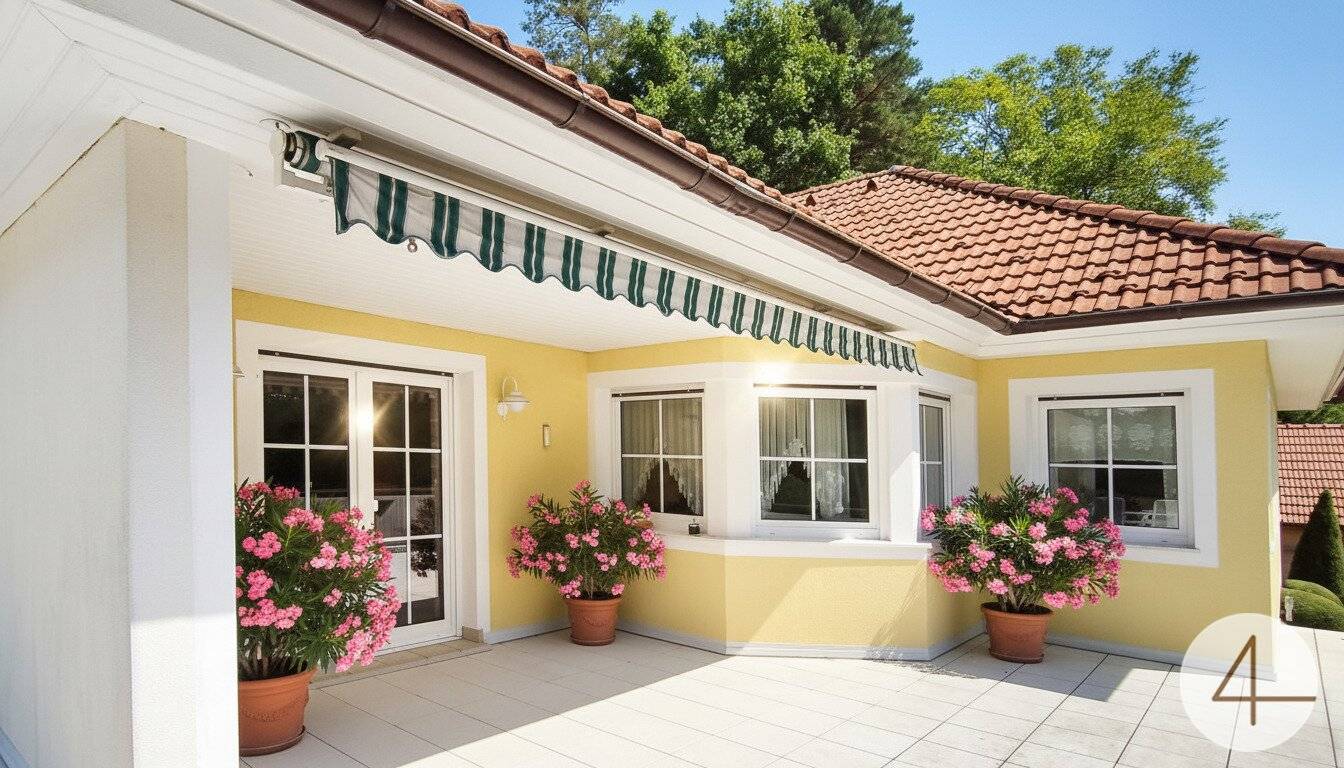 Charmantes Haus mit Terrasse und zwei Garagen