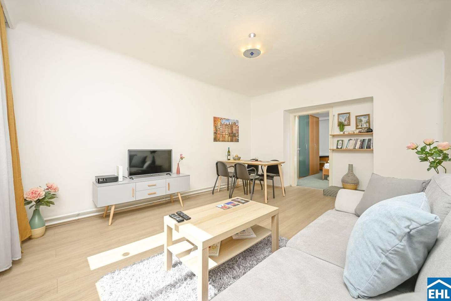 Wohnung mit Blick ins Grüne teilmöbliert