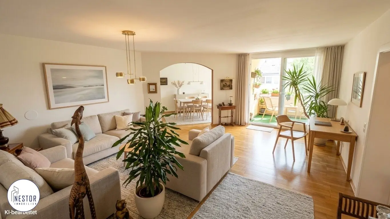 New price! Stylish 4 room apartment with loggia and garage | Living at the highest level in Vienna