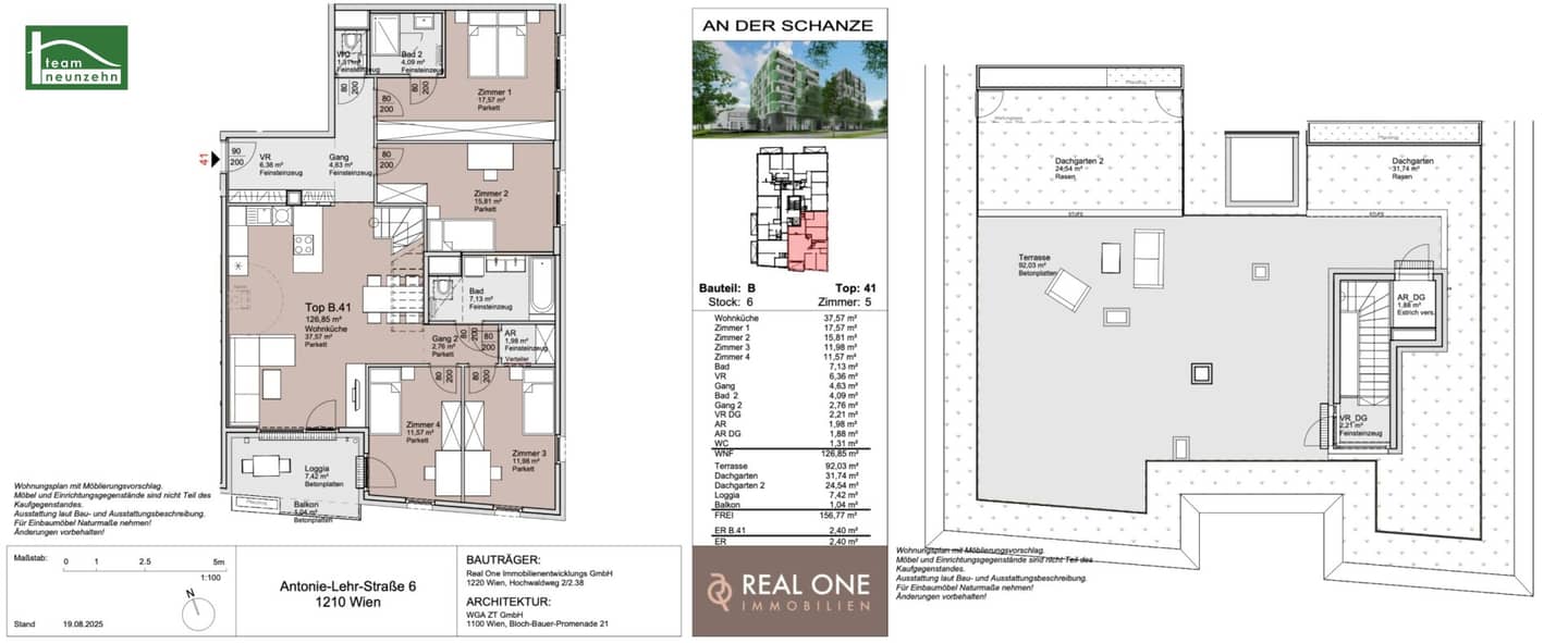An der Schanze, First occupancy near Kagran U1 and Alte Donau, Completion end of 2026!