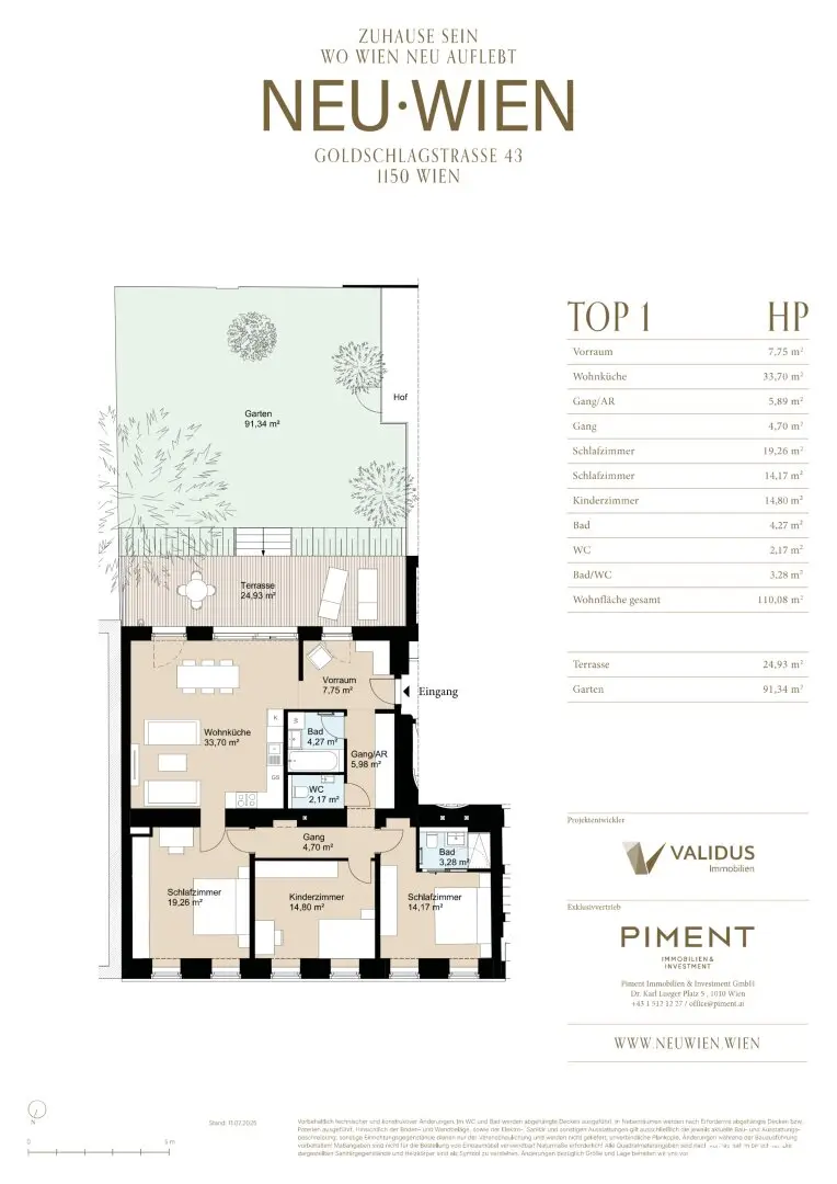 Apartment with garden and terrace Westbahnhof