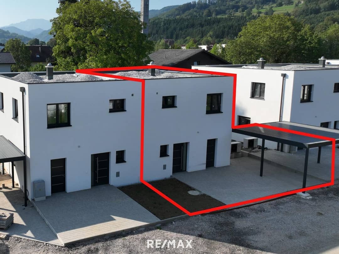 Belagsfertiges Reihenhaus in Scheibbs – 127 m², 4 Zimmer, Terrasse