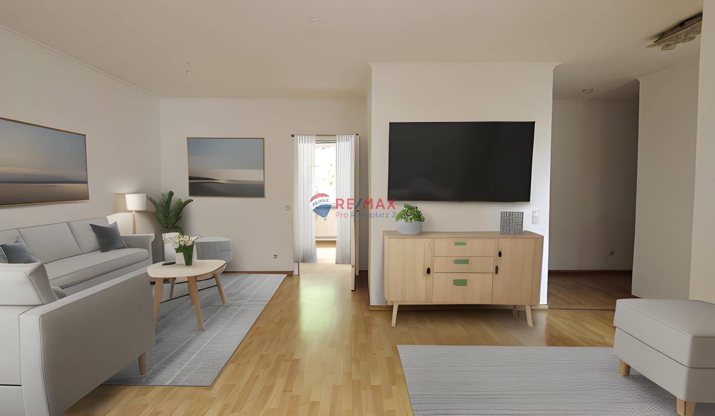 Anlegerwohnung verglaste Loggia Tiefgaragenplatz