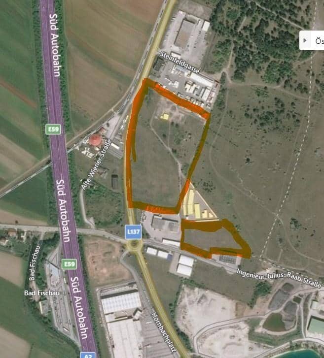 Pachtgrundstück für Gewerbe und Industrie (teilbar) – wird als langfristiges Baurecht vergeben!