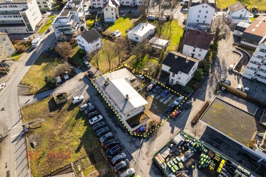 Grundstück mit Altbestand in attraktiver Lage in Bregenz – 668 m²