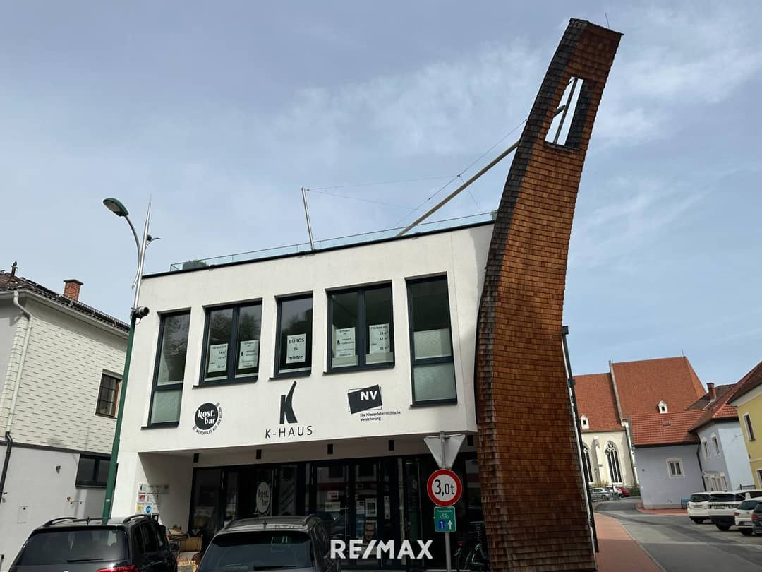 Bürofläche im K-Haus, Stadtzentrum Kirchschlag – 86 m², klimatisiert