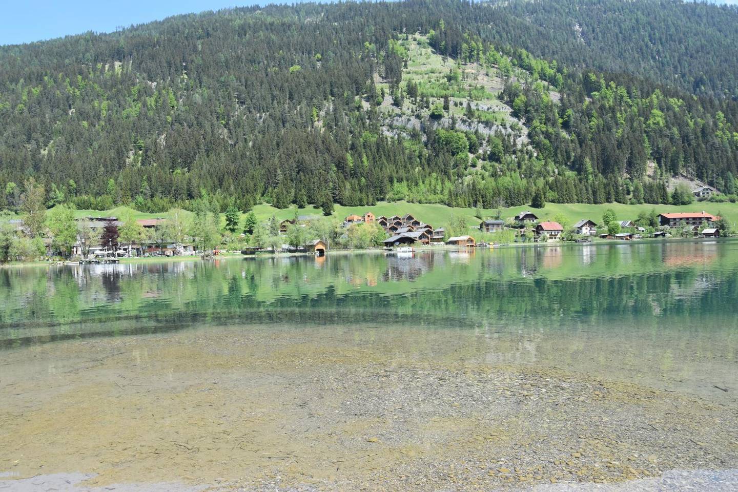 2 Seegrundstücke am Weissensee mit direktem Seezugang und Natur pur