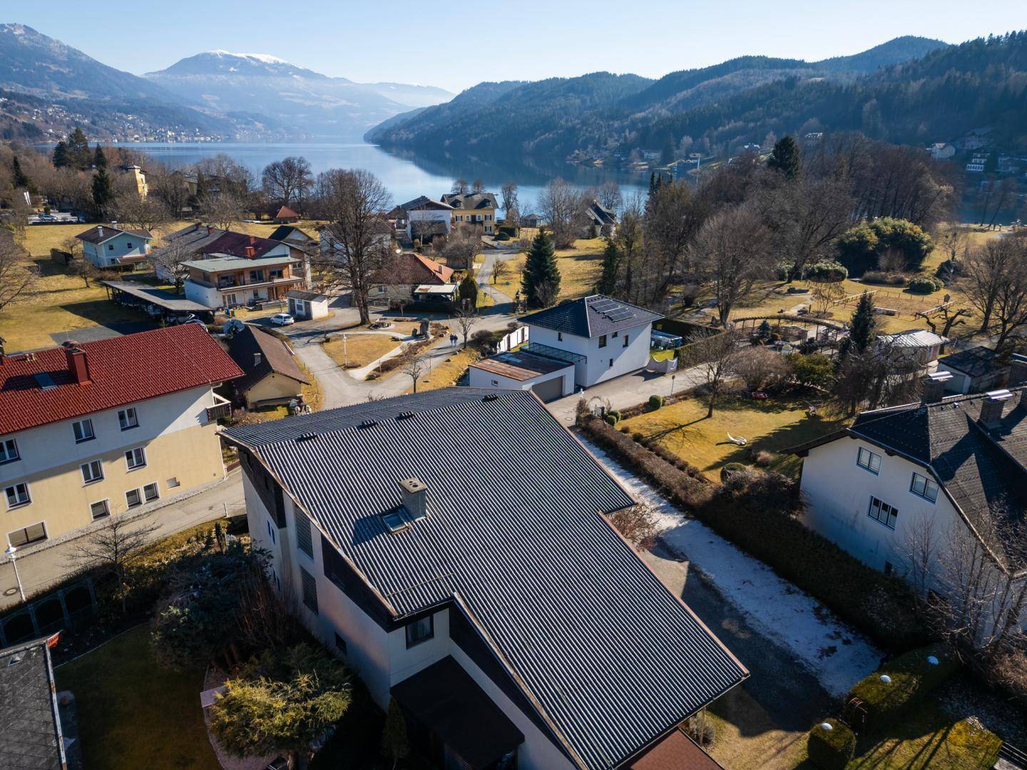 Einfamilienhaus mit privatem Badesteg am Millstätter See in Seeboden